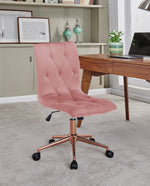 DUHOME buttoned chair pink