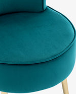 DUHOME upholstered occasional chairs atrovirens details