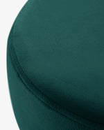 DUHOME round velvet stool atrovirens display