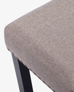 Oakland Faux Linen Upholstered Bench