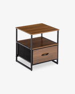 Aspen 1-Drawer Storage Chest Nightstand