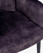 Distressed Grey Wingback Accent Chair