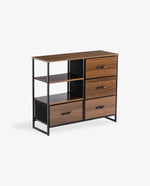 double combo dresser with cubbies