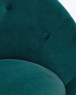 DUHOME Mystic tufted living room chairs atrovirens details