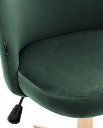 DUHOME gold velvet desk chair