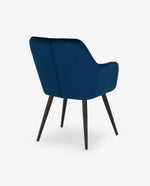 DUHOME velvet dining room chairs blue high quality