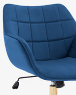 DUHOME chair with swivel desk