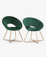 Seattle Crisscross Papasan Chairs Set of 2