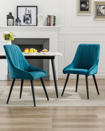 Paso Robles Velvet Tufted Dining Chairs Set of 2