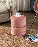 DUHOME small table ottoman pink