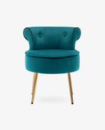 DUHOME upholstered occasional chairs atrovirens front view