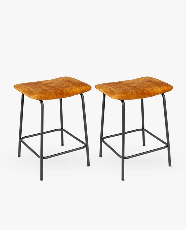 24" Grapevine Saddle Counter Stools Set of 2