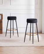 24"/30" Houston Round Bar Stools Set of 2